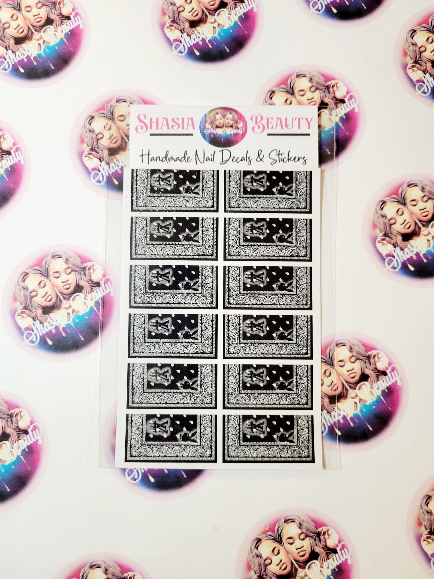 Black Band Gang Nail Decal