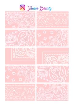 Bandana Paisley Nail Decals