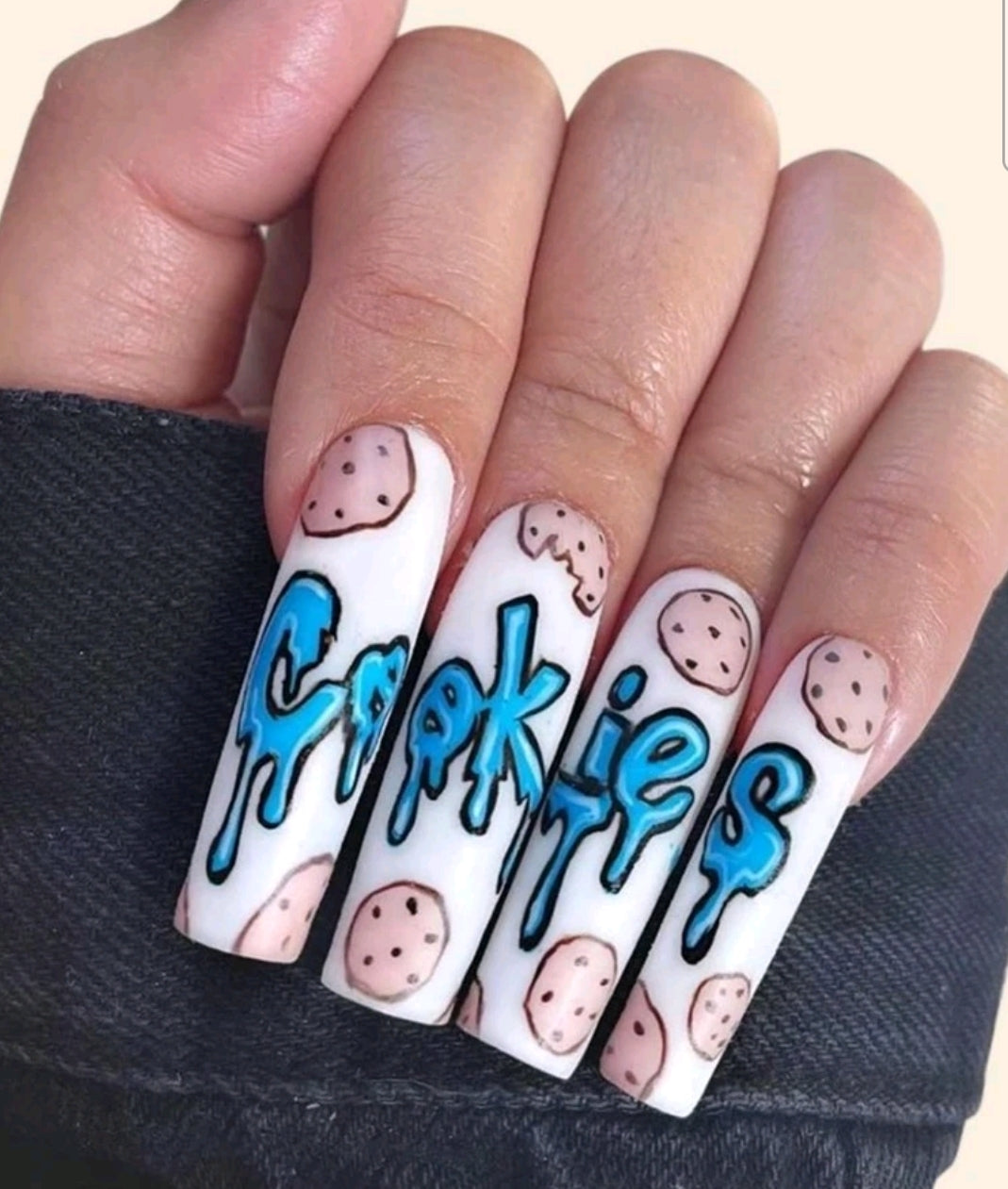 Cookies Nail Sticker