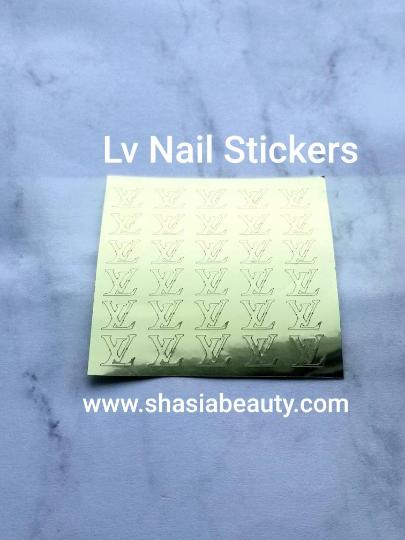 Luxe Logo Nail Stickers