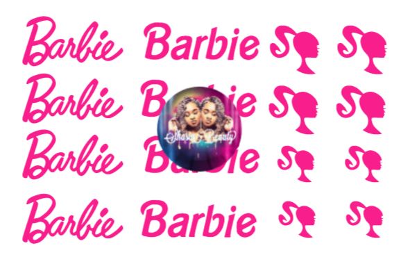 Barbz Babe Nail Stickers