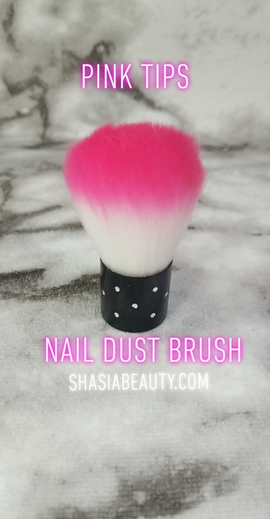 Hot Pink Nail Dust Brush