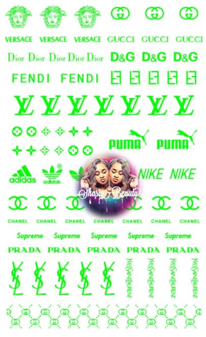 Neon Green Sticker Mix-311