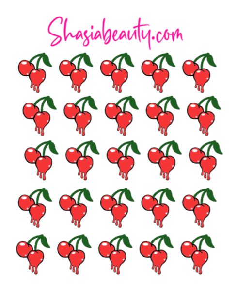 Juicy Cherry Drip Decals