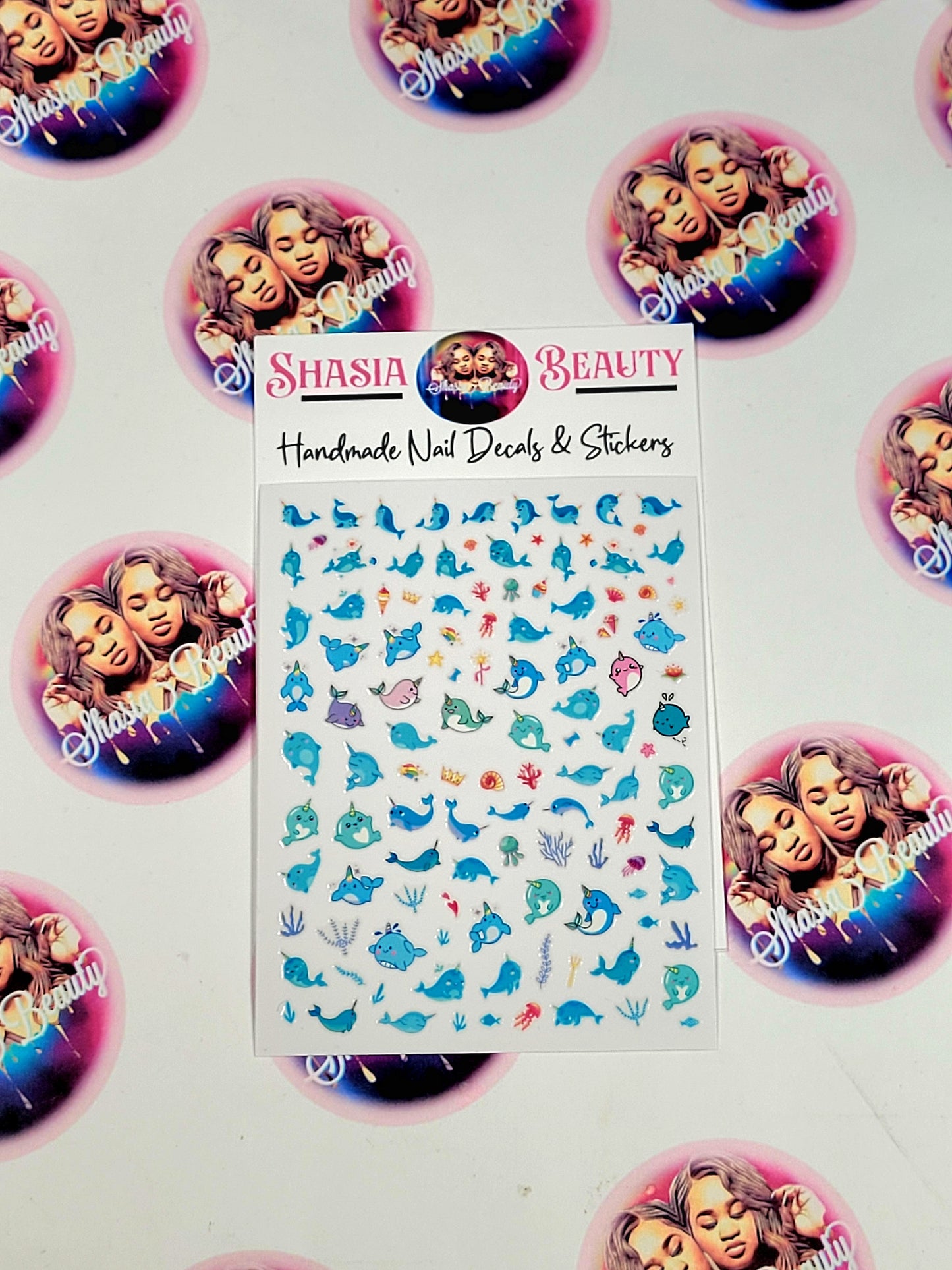 Narwhal & Friends Nail Stickers