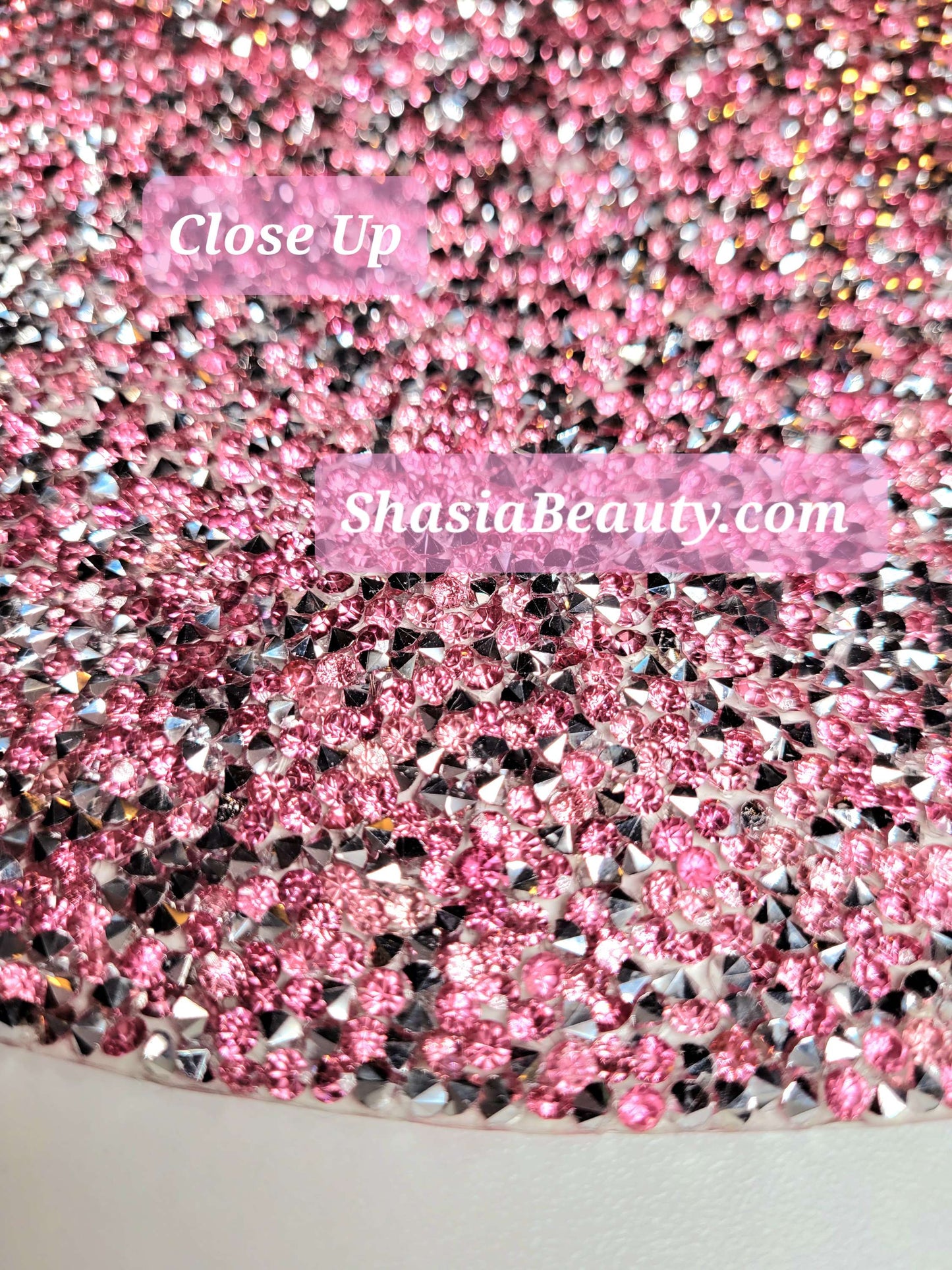 Perfect Pink Bling Nail Mats for Pictures