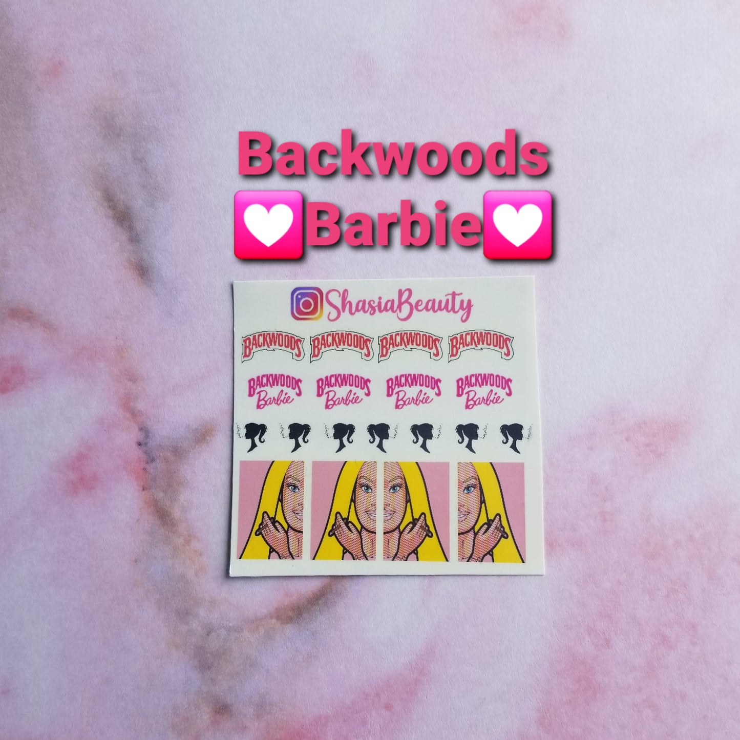 Backwoodz Barbz Nail Decals