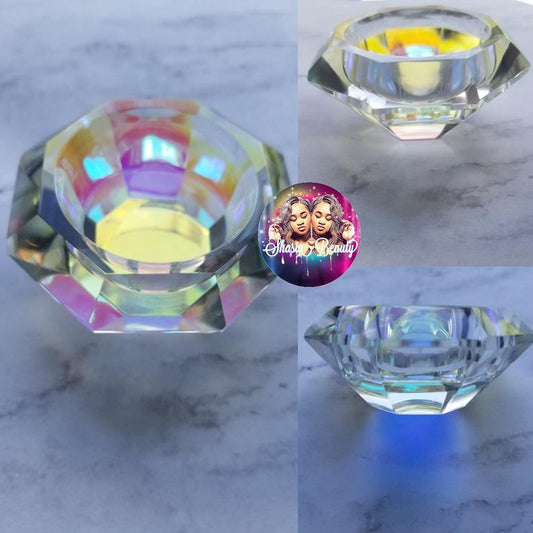 Diamond Crystal AB Nail Dappen Dish