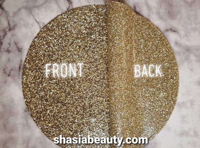 Gold Round Bling Nail Mats for Pictures