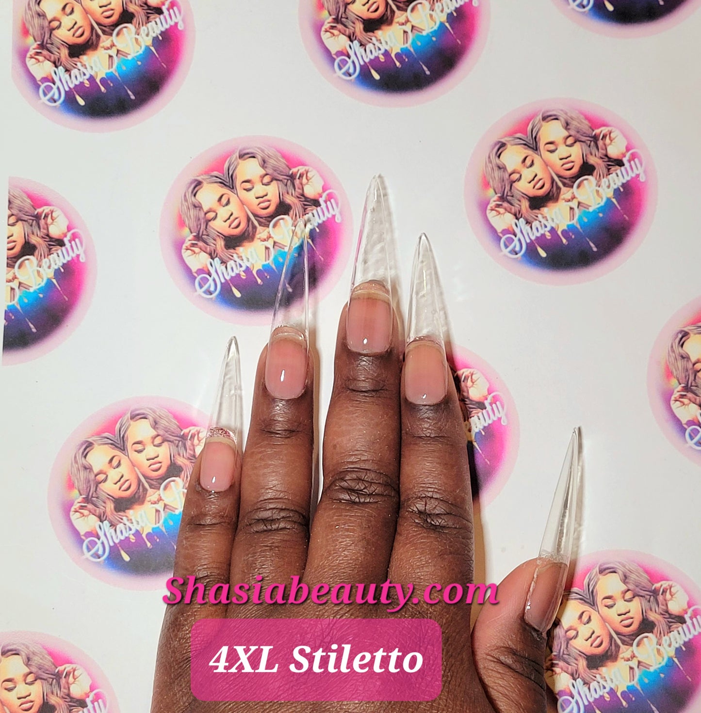 4XL Stiletto Full Cover Nails