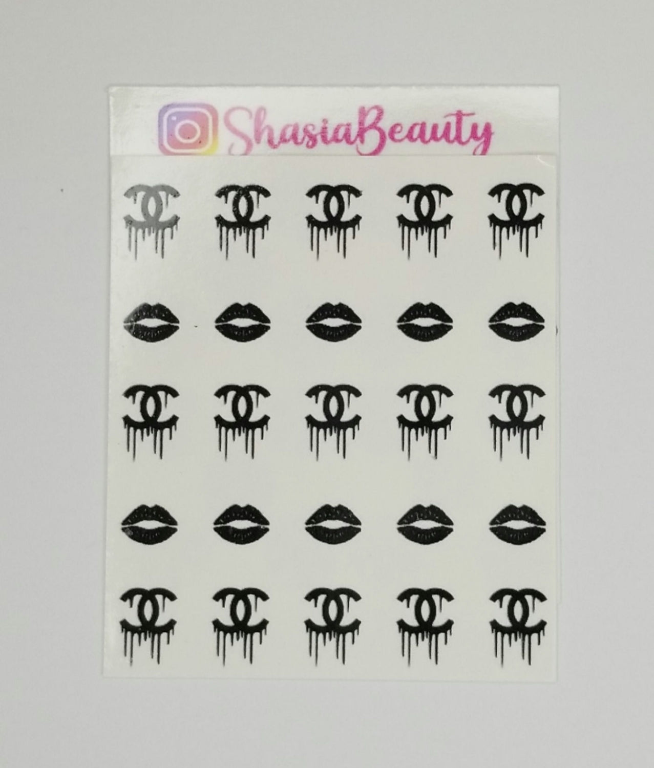Luxe Lip & Drip Nail Decals