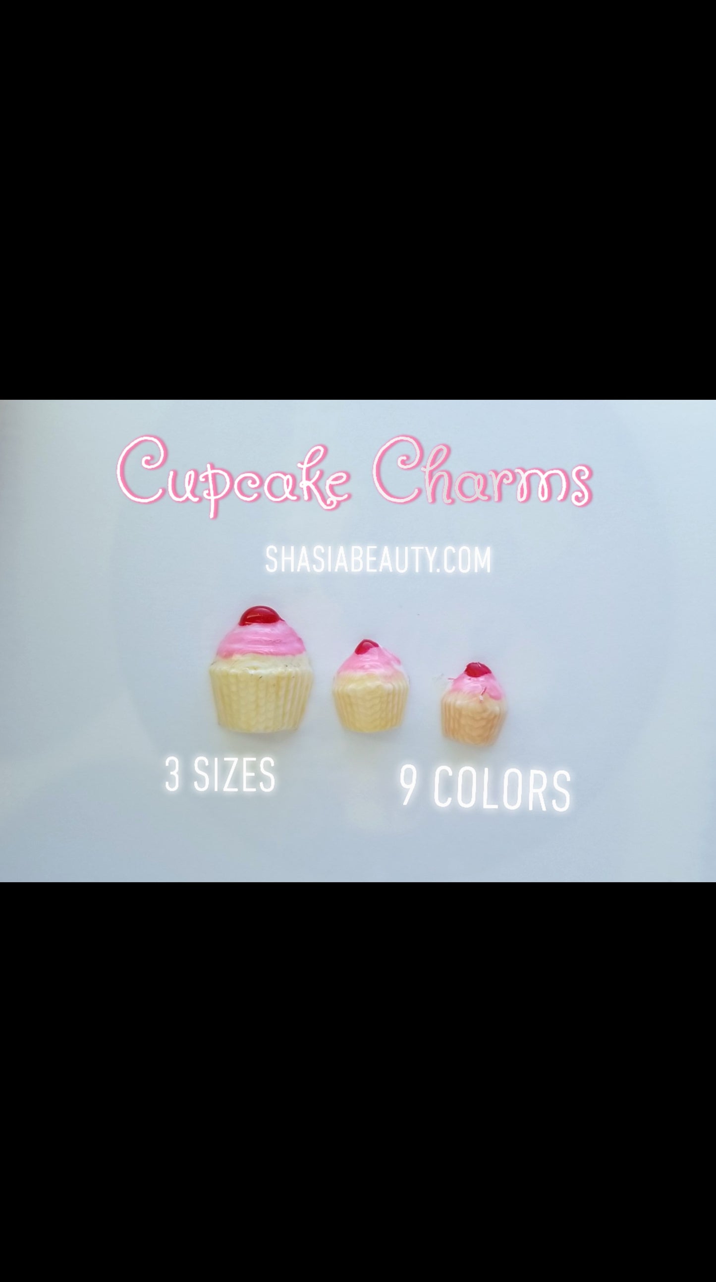 Cupcake Charms 9pc set