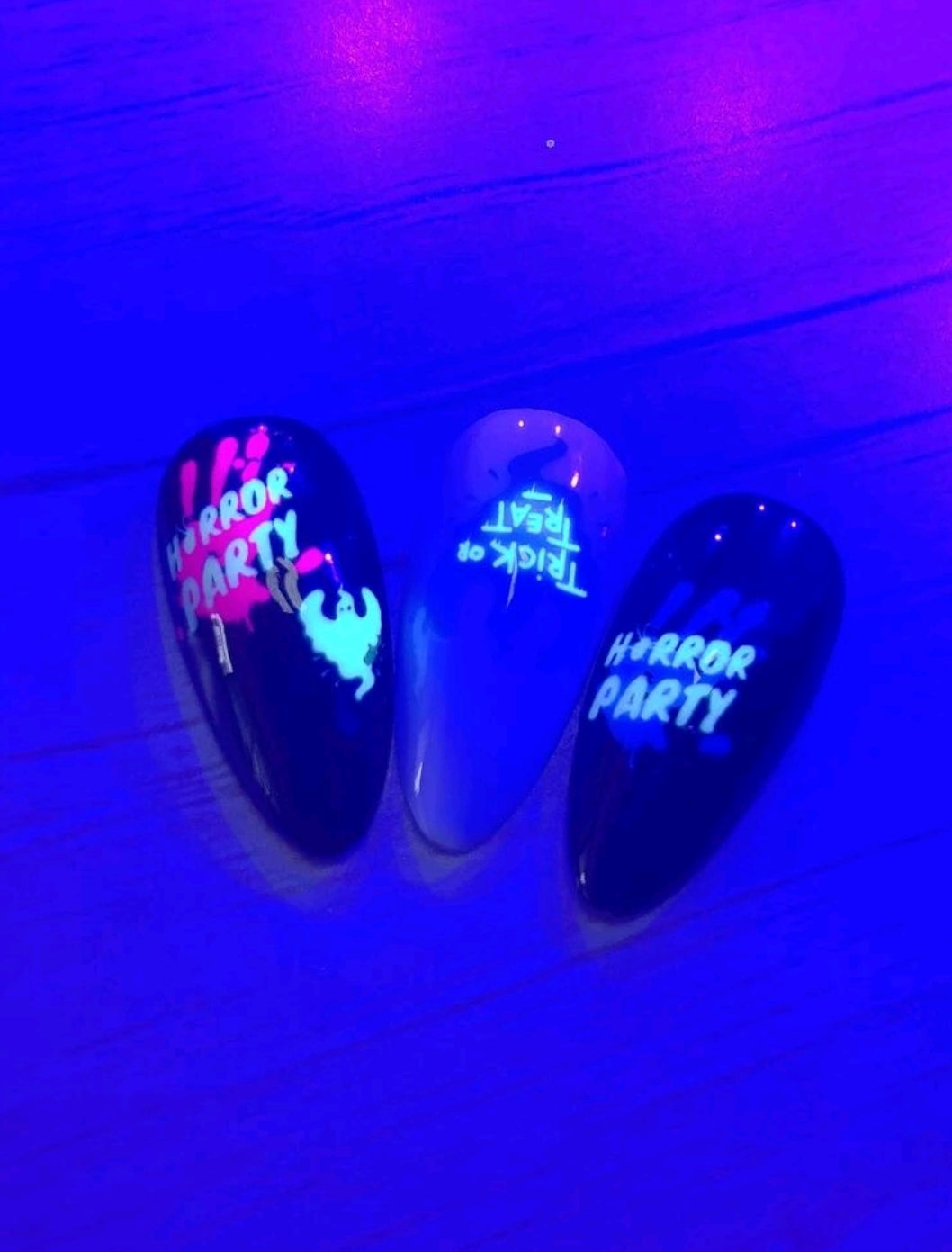 Horror Party Nail Stickers|Glow Stickers