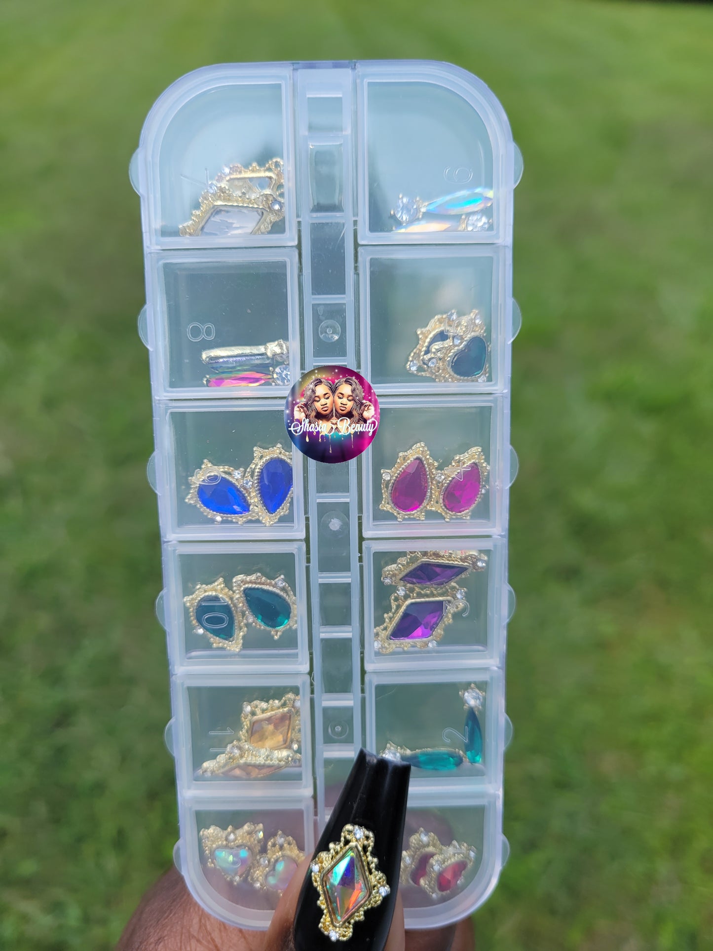 Frame Jewel Nail Bling Kit 24 pc