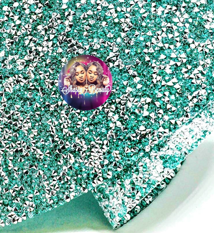 Spring Mint Bling Nail Mat