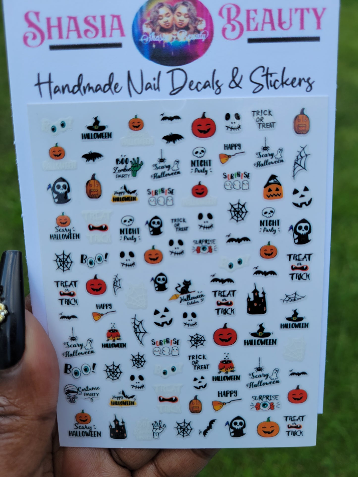 Trick or Treat Nail Stickers