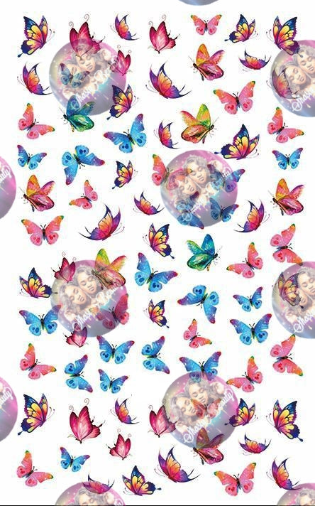 Butterfly Nail Sticker Mix-770