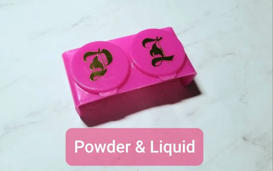 Hot Pink Duo Dappen Dish-Powder &Liquid