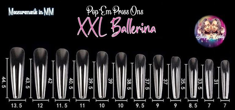 XXL Ballerina Full Cover Nails
