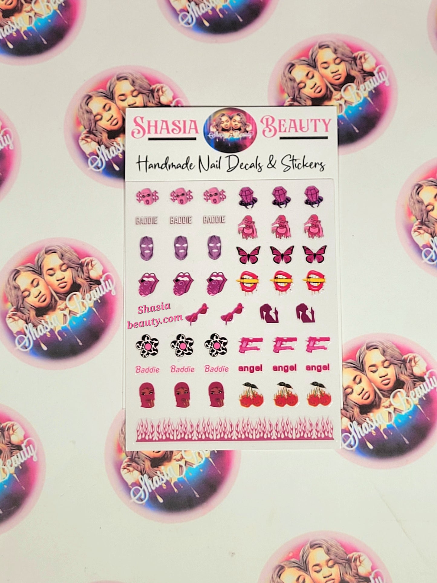 Baddie Aesthetic 1 Nail Sticker or Decal