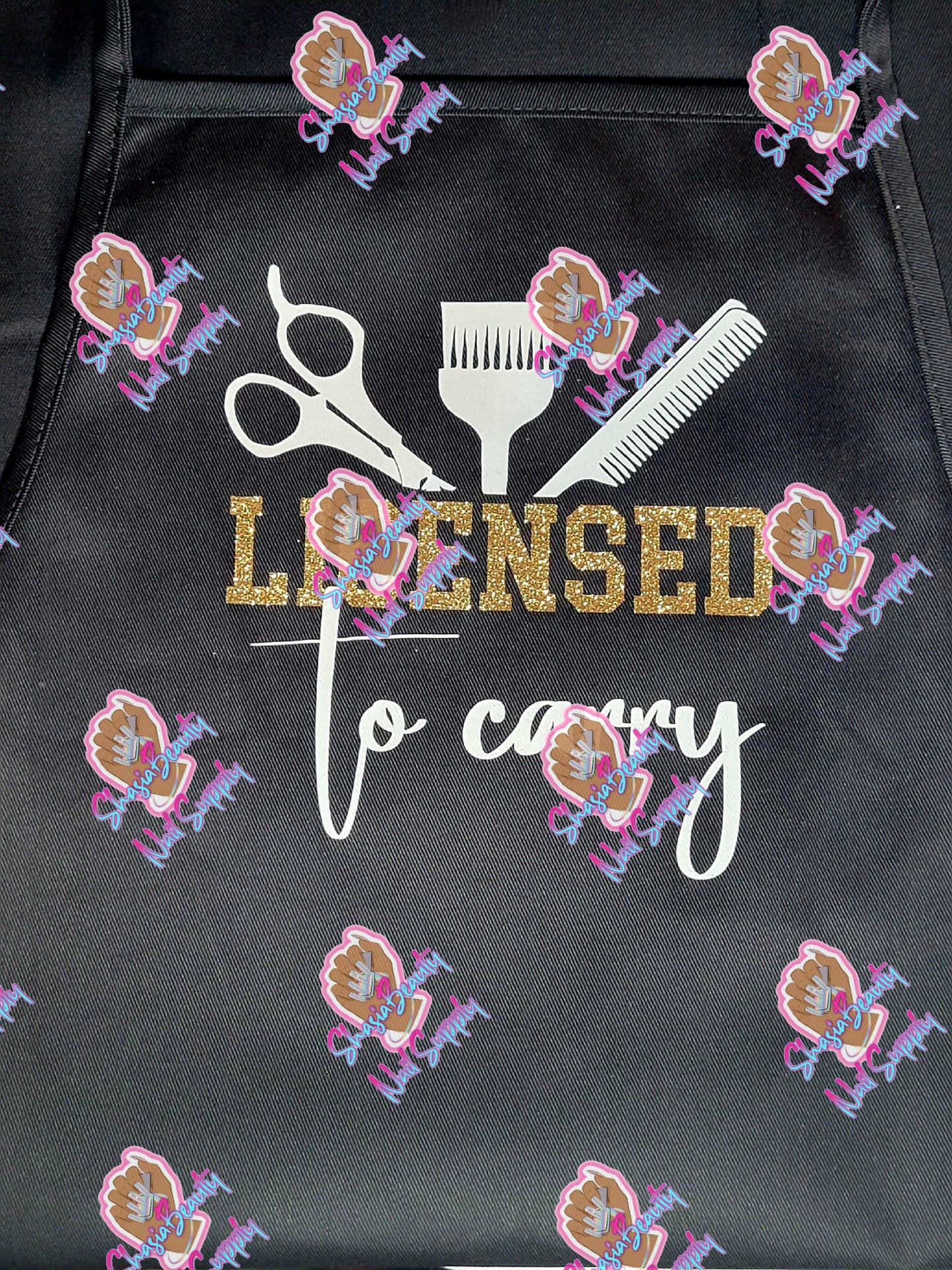 Licensed to Carry Hair Stylist Apron