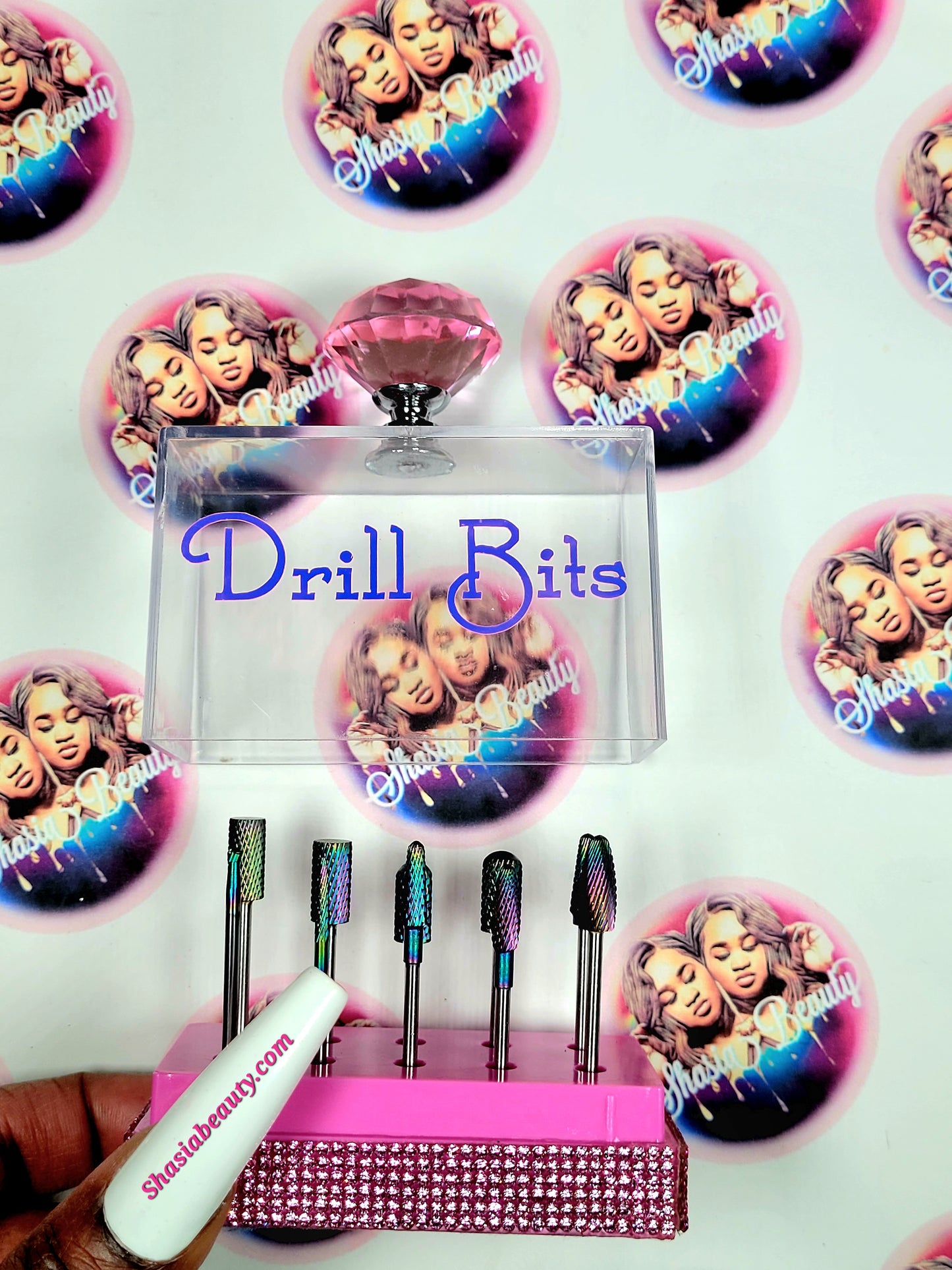 Bling Nail Drill Bit Holder