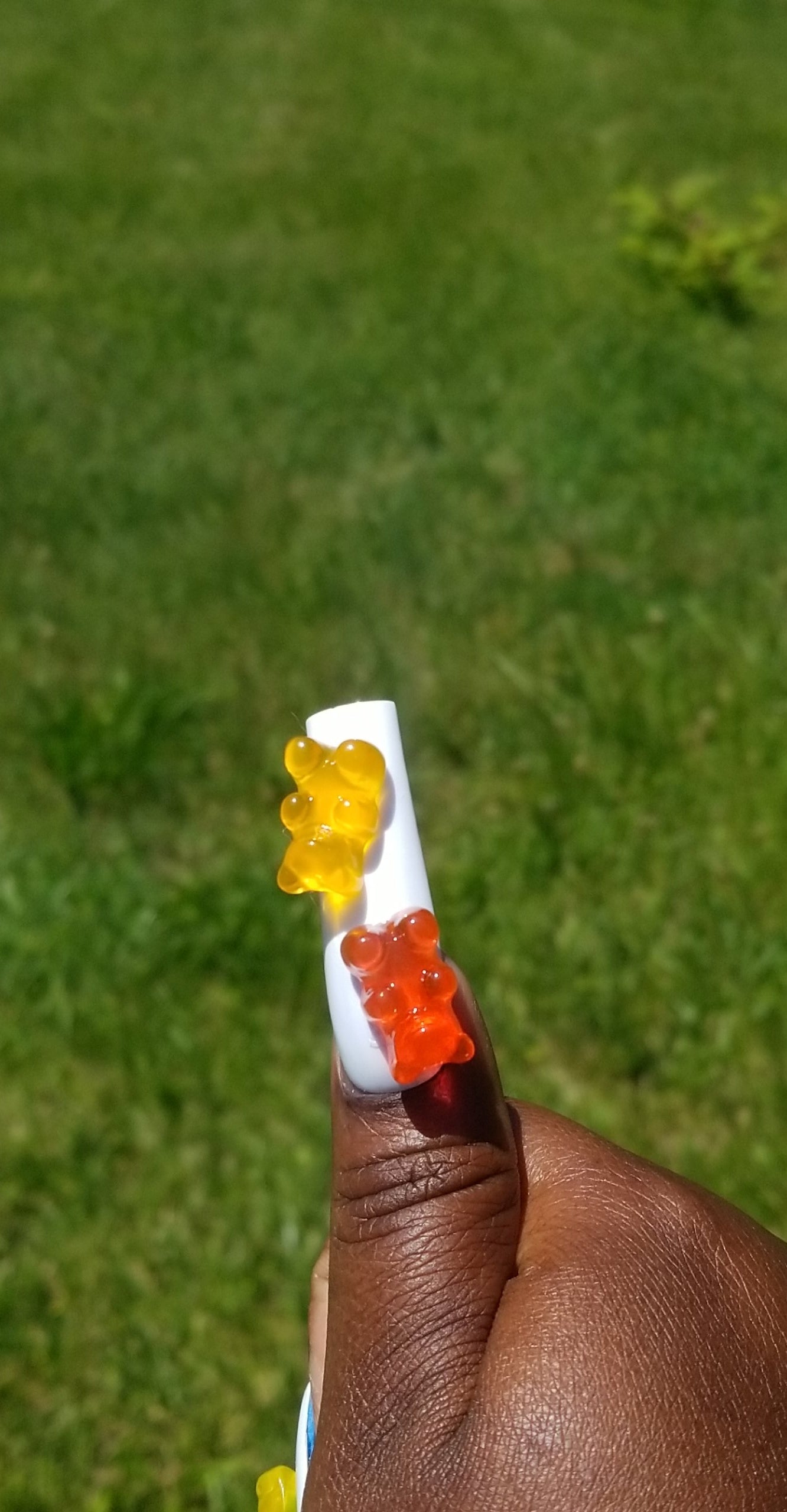 Pride Gummy Bear Nail Charms