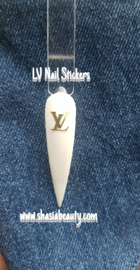 Luxe Logo Nail Stickers