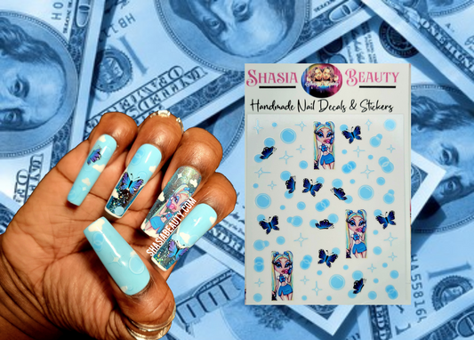 Baddie Bubblez Nail Stickers