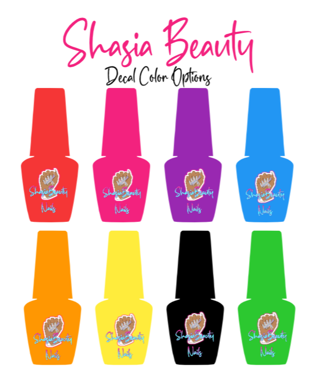 Cholo Letters Nail Decals