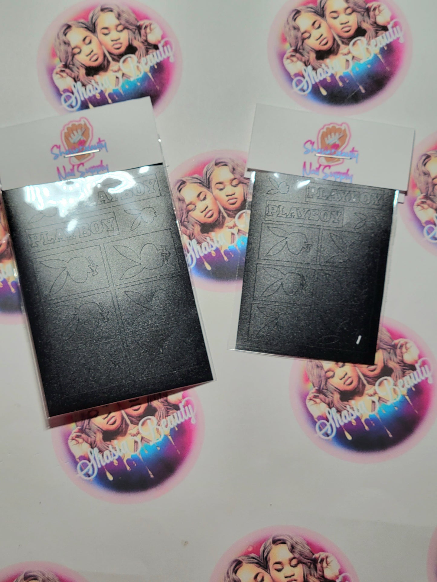 Playboy  Bunnie Nail Stencils 10pc