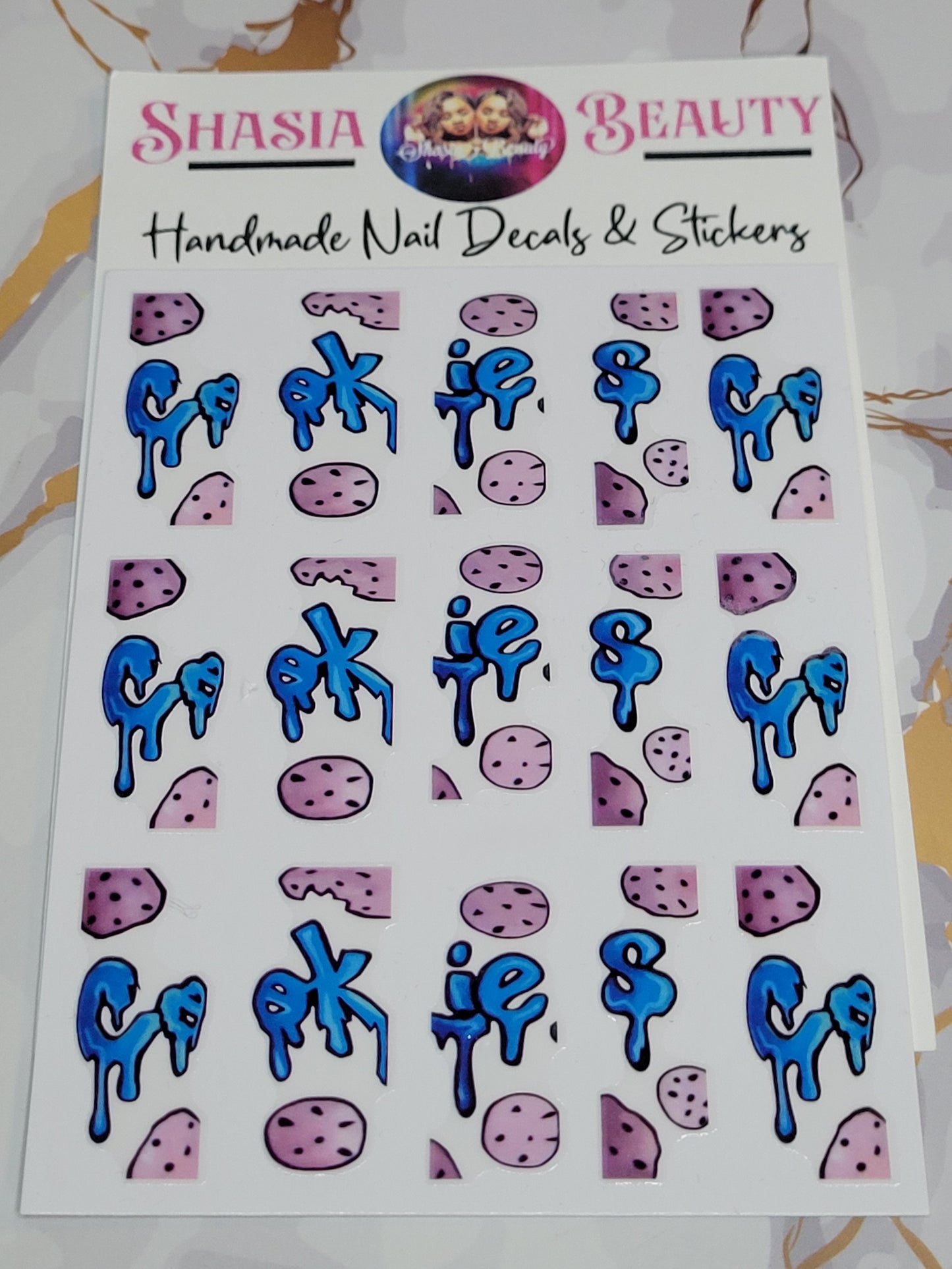 Cookies Nail Decal