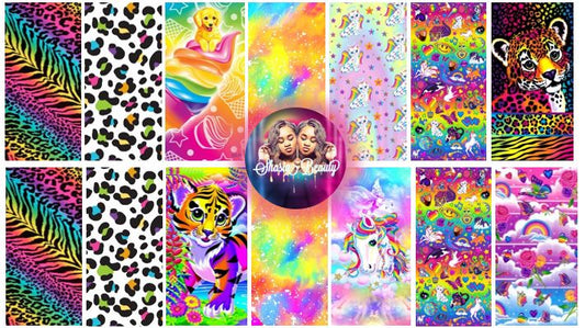 Rainbow Frank Nail Decals
