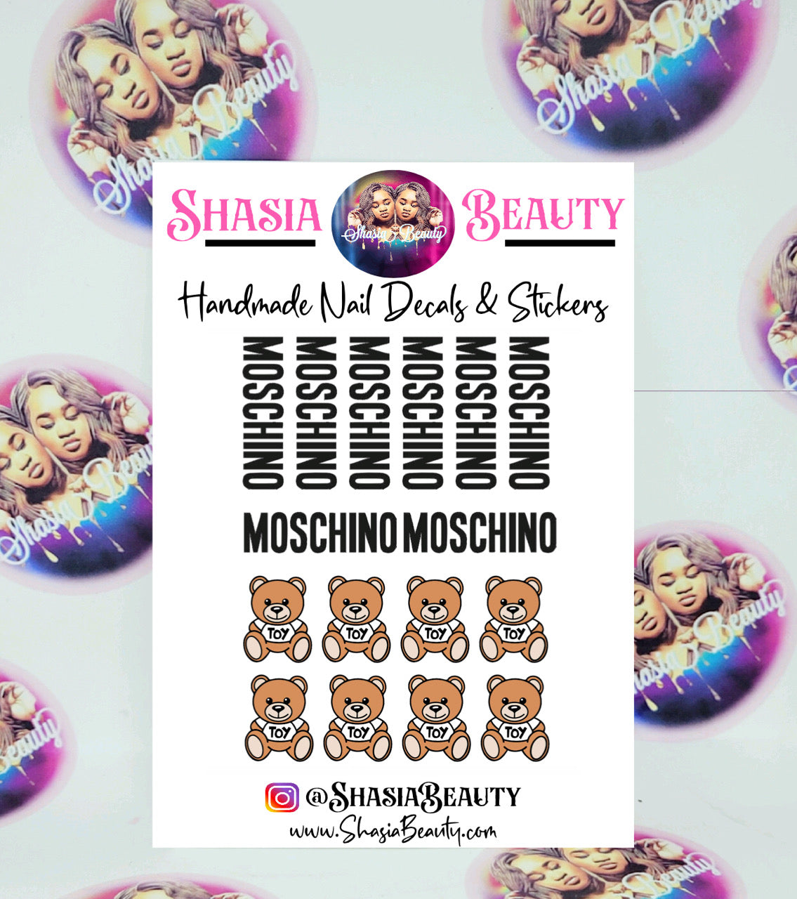 XL 3D Bling Gold 🐻 Bear Nail Charms – Shasia Beauty Nails